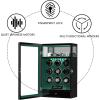 imageDUKWIN Fingerprint Lock Watch Winder  300 to 2300 TPD for Automatic Watches Digital Display ampamp Adjustable Watch MatGREEN FOR 9