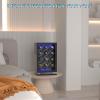 imageDUKWIN Fingerprint Lock Watch Winder 12 Automatic Winding Spaces with Smart LCD Touch ScreenBlue LED Light Quiet Motor and Adjustable Watch Pillows for Gentles and Ladies
