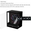 imageDUKWIN Fingerprint Lock Watch Winder for 69 Automatic Watches Automatic Watch Winder with 6 Watch Holders LCD Display Adjustable Watch Pillow and RGB LED Light for Gentles and Ladies 8 TPDFW066BLACK