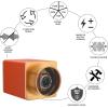 imageDUKWIN Single Watch Winder with Dual Power Supply Supper Quiet Motor and Adjustable Watch Pillow Small Watch Winder for Travel22DOR1