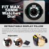 imageDUKWIN Single Watch Winder with Dual Power Supply Supper Quiet Motor and Adjustable Watch Pillow Small Watch Winder for TravelDGreen