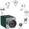 imageDUKWIN Single Watch Winder with Dual Power Supply Supper Quiet Motor and Adjustable Watch Pillow Small Watch Winder for TravelDGreen