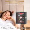 imageDUKWIN Watch Winder Automatic Watch Winder for 4 Watches Dual Power Winder Box with Quiet Motor 4 Rotation Modes Adjustable Watch Pillow LED Light for Automatic WatchesDK04RD
