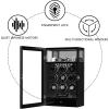 imageDUKWIN Watch Winder Automatic Watch Winder for 9 Watches with 4 Watches Stand Holder Display and Jewelry Storage DrawerBuiltin White Illumination