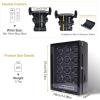 imageDUKWIN Watch Winder Watch Winders for Automatic Watches with LCD Touch Screen Display Automatic Watch Box Case with Remote Control for 912 Watches