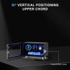 imageDUKWIN Watch Winder for 3468912 Automatic Watches Fingerprint Lock Watch Winders with LCD Touchscreen Blue LED Light Remote ControlAdjustable Watch Pillow for Universal Watches 5TPDBlack for 3
