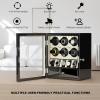 imageDUKWIN Watch Winder for 468 Automatic Watches Lockable Winders with Watch Holders and Jewelry Storage Super Quiet Motor with HighGloss Finish Builtin IlluminationWhite Watch Winders for 6 Watches