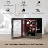 imageDUKWIN Watch Winder for 468 Automatic Watches Lockable Winders with Watch Holders and Jewelry Storage Super Quiet Motor with HighGloss Finish Builtin IlluminationRed Watch Winders for 2 Watches