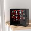 imageDUKWIN Watch Winder for 468 Automatic Watches Lockable Winders with Watch Holders and Jewelry Storage Super Quiet Motor with HighGloss Finish Builtin IlluminationRed Winder for 8 Watches
