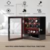 imageDUKWIN Watch Winder for 468 Automatic Watches Lockable Winders with Watch Holders and Jewelry Storage Super Quiet Motor with HighGloss Finish Builtin IlluminationRed Watch Winders for 6 Watches