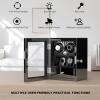 imageDUKWIN Watch Winder for 468 Automatic Watches Lockable Winders with Watch Holders and Jewelry Storage Super Quiet Motor with HighGloss Finish Builtin IlluminationBlack Watch Winders for 2 Watches