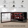 imageDUKWIN Watch Winder for 468 Automatic Watches Lockable Winders with Watch Holders and Jewelry Storage Super Quiet Motor with HighGloss Finish Builtin IlluminationRed Watch Winders for 4 Watches