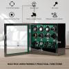 imageDUKWIN Watch Winder for 468 Automatic Watches Lockable Winders with Watch Holders and Jewelry Storage Super Quiet Motor with HighGloss Finish Builtin IlluminationGreen Watch Winders for 8 Watches