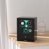 imageDUKWIN Watch Winder for 468 Automatic Watches Lockable Winders with Watch Holders and Jewelry Storage Super Quiet Motor with HighGloss Finish Builtin IlluminationGreen Watch Winders for 2 Watches