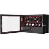imageDUKWIN Watch Winder for 468 Automatic Watches Lockable Winders with Watch Holders and Jewelry Storage Super Quiet Motor with HighGloss Finish Builtin IlluminationRed Watch Winders for 4 Watches