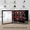 imageDUKWIN Watch Winder for 468 Automatic Watches Lockable Winders with Watch Holders and Jewelry Storage Super Quiet Motor with HighGloss Finish Builtin IlluminationRed Winder for 8 Watches