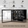 imageDUKWIN Watch Winder for 468 Automatic Watches Lockable Winders with Watch Holders and Jewelry Storage Super Quiet Motor with HighGloss Finish Builtin IlluminationBlack Watch Winders for 8 Watches