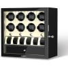 White Watch Winders for 8 Watches