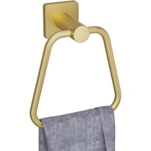 imageDUKWIN Towel Ring for Bathroom Gold Hand Towel Holder 304 Stainless Steel Towel Racks Modern WallMounted Towel Hanger for Bathroom KitchenGold