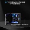 imageDUKWIN Watch Winder for 3468912 Automatic Watches Fingerprint Lock Watch Winders with LCD Touchscreen Blue LED Light Remote ControlAdjustable Watch Pillow for Universal Watches 5TPDBlack for 4