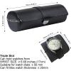 imageDUKWIN Watch Roll for 3 Watches Travel Watch Case Organizer with Removable Pillows for Men and WomenLeather Display Case for Watches Collection and Gift for Anniversary BirthdayBlue Watch StorageBlack for 3