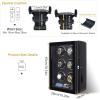 imageDUKWIN Watch Winder for 6912 Automatic Watches with Key Lock LCD Screen Remote Control LED Light Adjustable Watch Pillow and Supper Quiet Motor for Universal WatchesDK068SK2