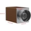 imageDUKWIN Single Watch Winder with Dual Power Supply Supper Quiet Motor and Adjustable Watch Pillow Small Watch Winder for Travel22DBR1