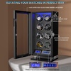 image:imageDUKWIN Watch Winder Fingerprint Lock Watch Winders for 8 with LCD Touch Screen Remote Control Super Quiet Motor Blue LED Light and Adjustable Watch Pillows for Universal Watches amp Collector
