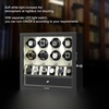 image:imageDUKWIN Watch Winder for Automatic Watches White Lockable Watch Winders with Extra Watch Storage Jewelry Storage 4 Rotation Modes LED Light Super Quiet Mabuchi Motor and Spring Watch PillowsC8NW