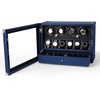 image:imageDUKWIN Watch Winder for Automatic Watches White Lockable Watch Winders with Extra Watch Storage Jewelry Storage 4 Rotation Modes LED Light Super Quiet Mabuchi Motor and Spring Watch PillowsBlue Watch Winders for 4 Watches