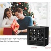image:imageDUKWIN Watch Winder for Automatic Watches White Lockable Watch Winders with Extra Watch Storage Jewelry Storage 4 Rotation Modes LED Light Super Quiet Mabuchi Motor and Spring Watch PillowsBK801B