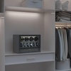 image:imageDUKWIN Watch Winder for Automatic Watches White Lockable Watch Winders with Extra Watch Storage Jewelry Storage 4 Rotation Modes LED Light Super Quiet Mabuchi Motor and Spring Watch PillowsC4NW
